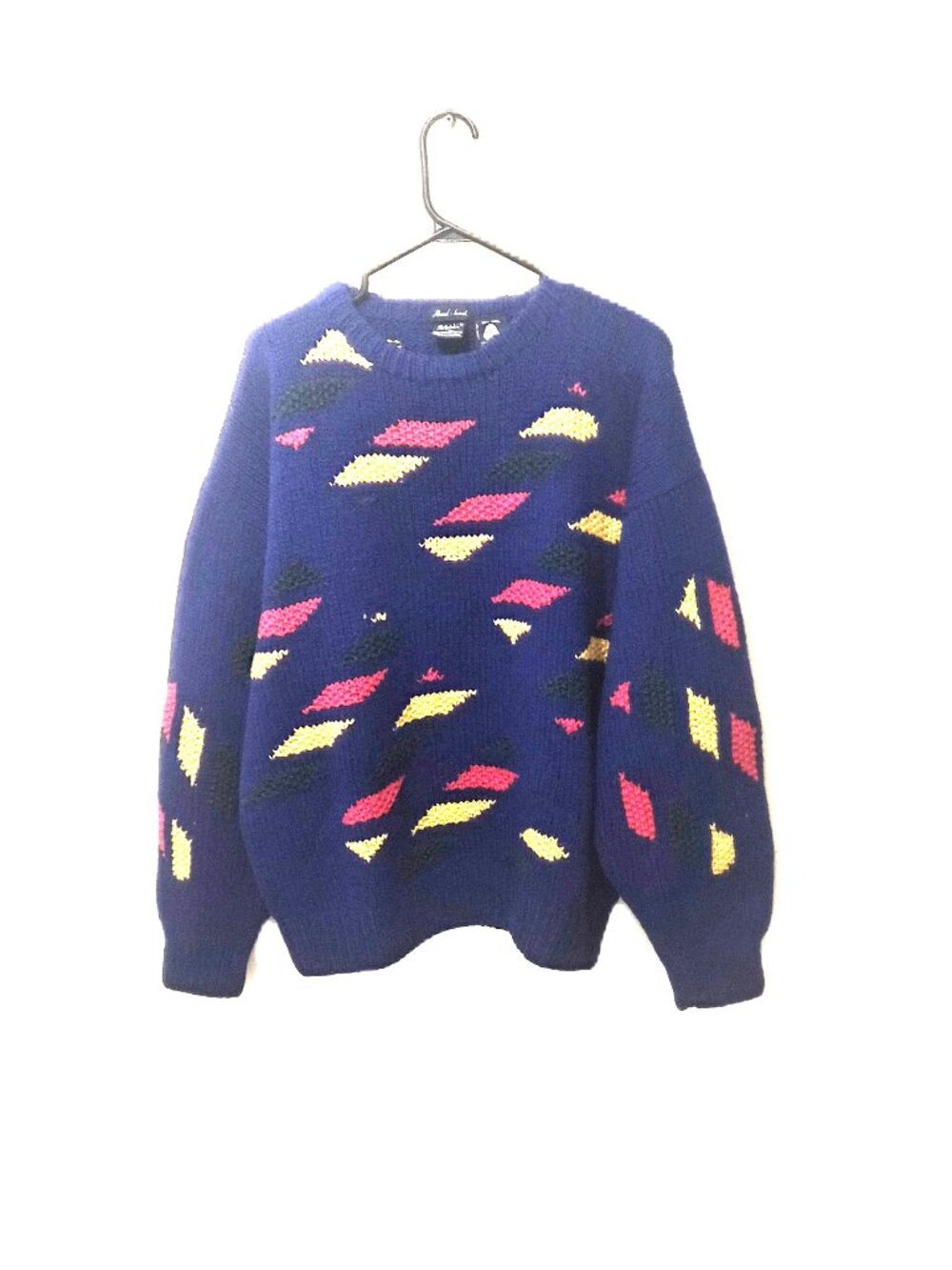Vintage 90s Gant The Rugger Hand-Knit Wool Pullover Sweater Hip-Hop Streetwear
